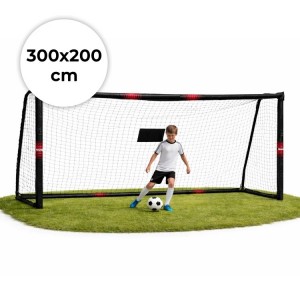 Futbolo vartai su tinklu 300 x 200 x 120 cm